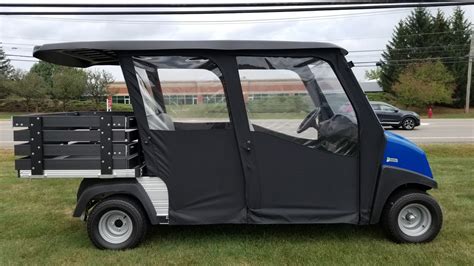 club car electric golf cart with utility box|small two person golf cart.